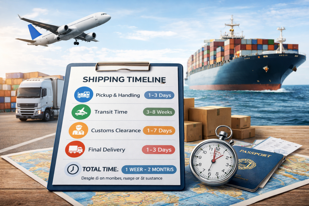 How long does international shipping take?