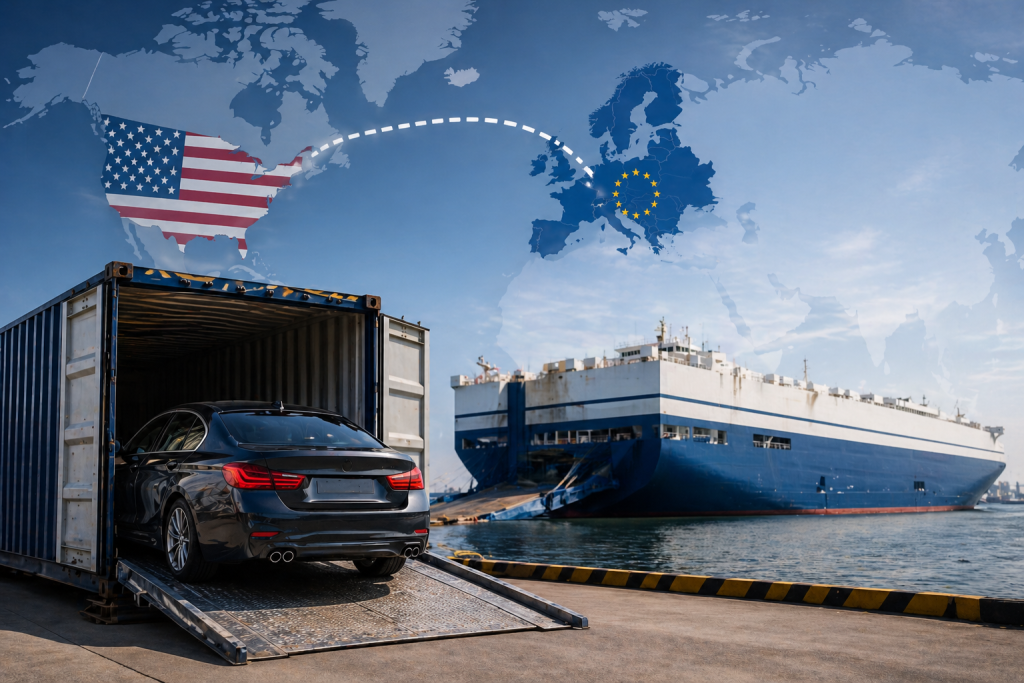 Car shipping USA to Europe cost (2026 Guide)