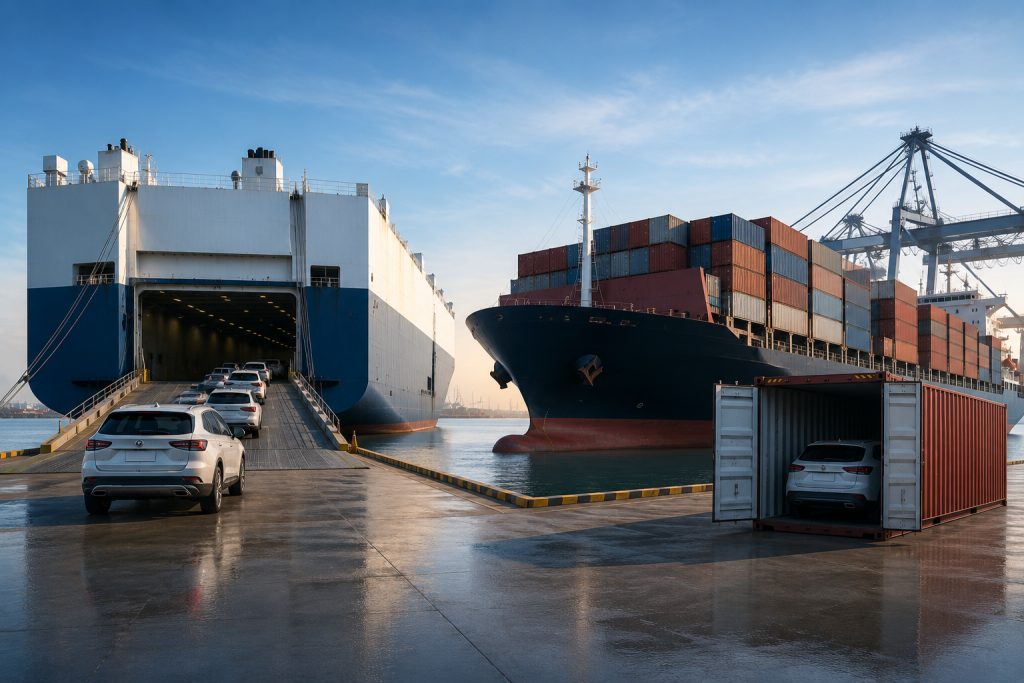 Ro-Ro vs. Container Shipping: Which Method Is Better for Vehicle Transportation?